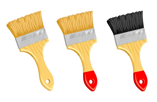 temiz boya fırçası.