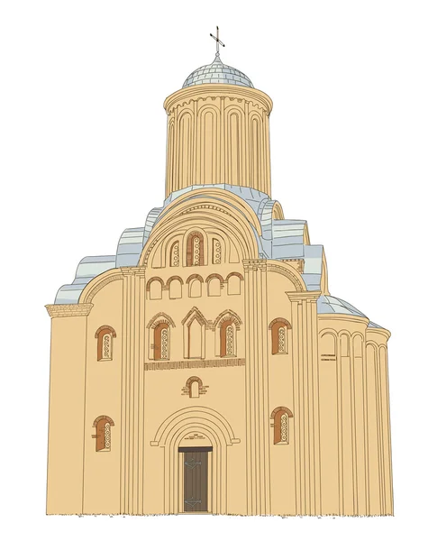 Iglesia Pyatnytska . — Vector de stock