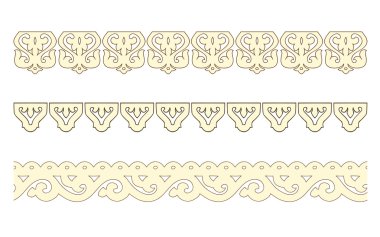 ahşap dekorasyon seti