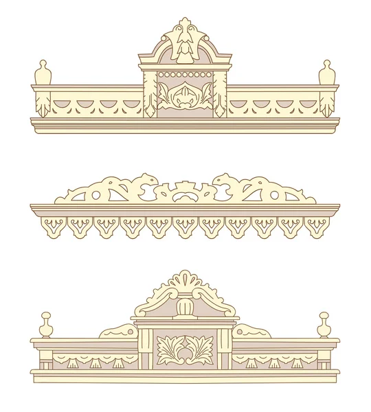 küme penceresi için ahşap dekorasyon.