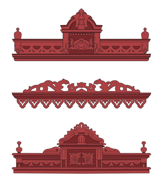 ahşap pencere için dekore