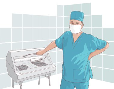 Doktor iş başında.