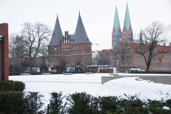 Luebeck Holstentor — Stock Photo, Image