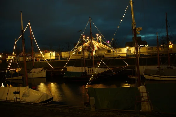 Carneval à noite em Kiel — Fotografia de Stock