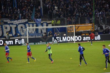 hamburg Spor Kulübü hsv oyuncu ısınıyor