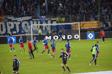 hamburg Spor Kulübü hsv oyuncu ısınıyor