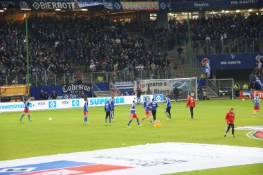 hamburg Spor Kulübü hsv oyuncu ısınıyor