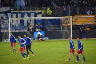 hamburg Spor Kulübü hsv oyuncu ısınıyor