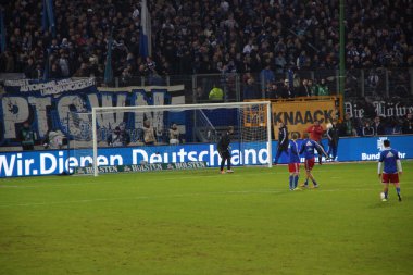 hamburg Spor Kulübü hsv oyuncu ısınıyor