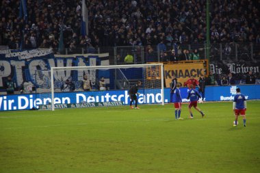 hamburg Spor Kulübü hsv oyuncu ısınıyor