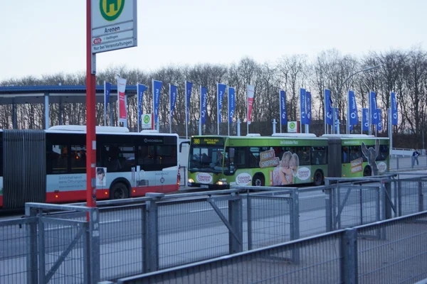 L'aréna HSV pendant le match Hambourg vs Francfort — Photo