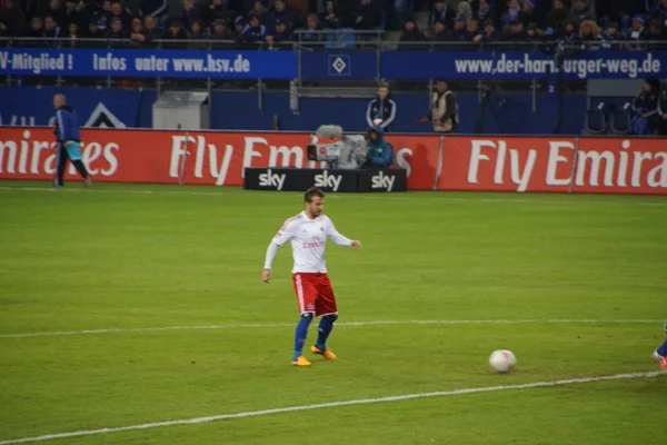 Gracza rafael van der vaart z hamburg sport club hsv — Zdjęcie stockowe