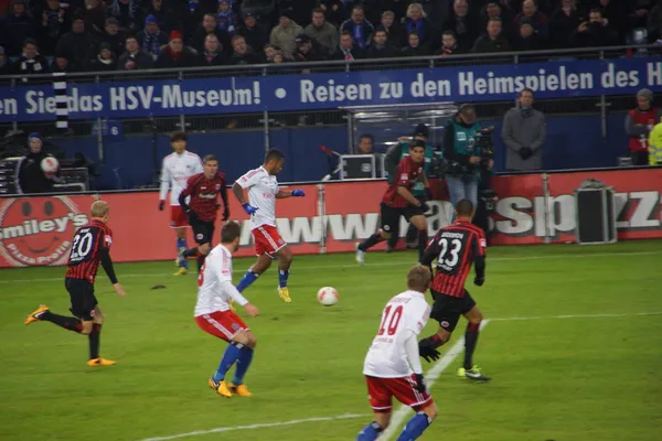 El jugador Dennis Aogo del Hamburg Sport Club HSV — Foto de Stock