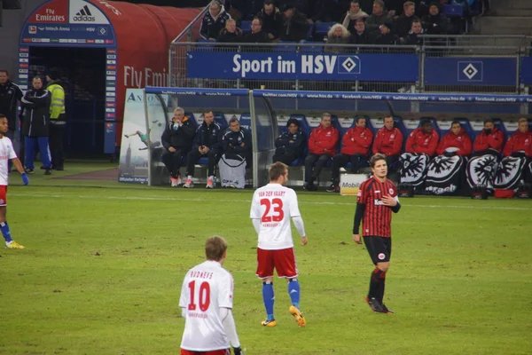 Gracza rafael van der vaart z hamburg sport club hsv — Zdjęcie stockowe