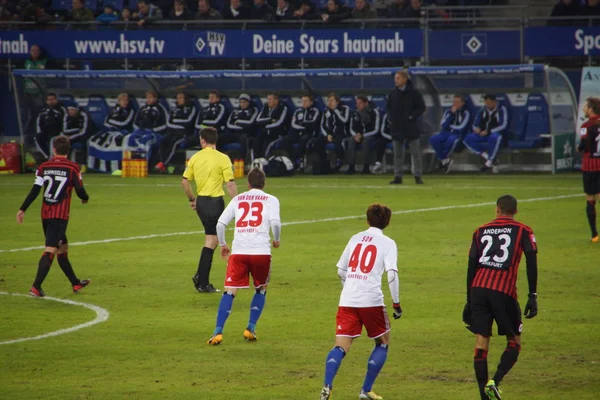 Der Spieler rafael van der vaart vom Hamburger Sportverein hsv — Stockfoto