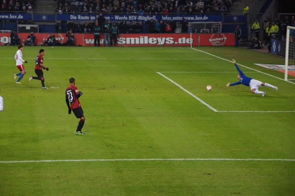 The Player Kevin Trapp of the Frankfurt Football Club Eintracht — Stock Photo, Image