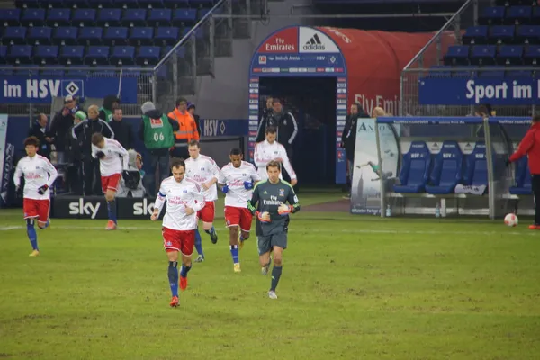 A játékos a Hamburg Sport Club Hsv — Stock Fotó