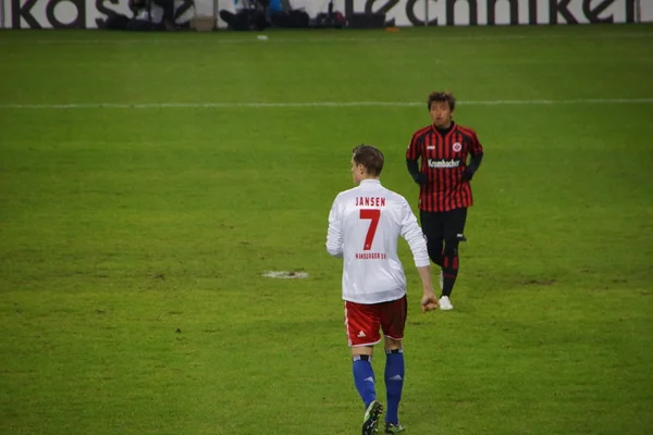 The player Marcell Jansen of the Hamburg Sport Club HSV — Stock Photo, Image