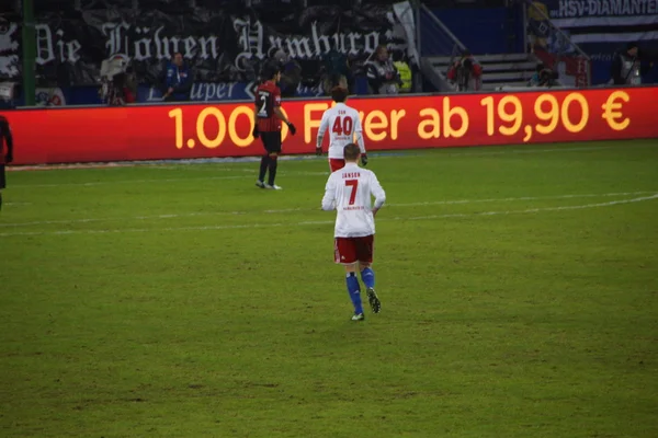 El jugador Marcell Jansen del Hamburg Sport Club HSV — Foto de Stock