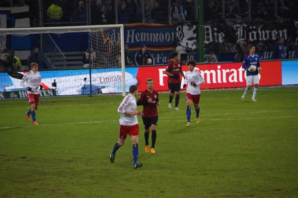 El partido de fútbol Hamburgo vs Frankfurt —  Fotos de Stock