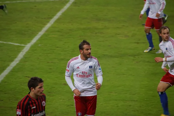 O jogador Rafael van der Vaart do Hamburgo Sport Club HSV — Fotografia de Stock