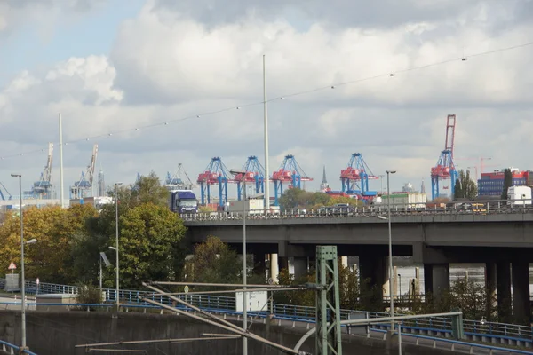 Containerterminal — Stockfoto