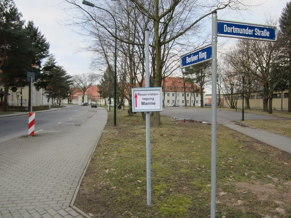 Reservofficer möte av den tyska marinen — Stockfoto