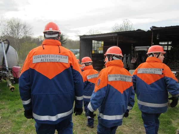 Volunteer fire brigade — Stock Photo, Image