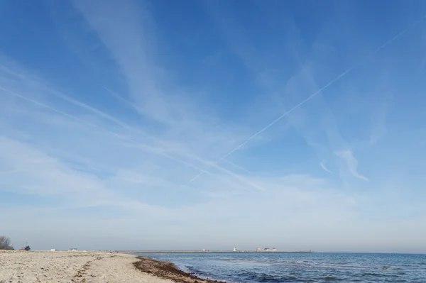 Dag op het strand — Stockfoto