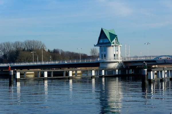 De schlei-brug, kappeln — Stockfoto