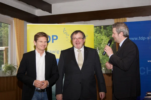 Dr. heiner garg, ekkehard klug, sebastian blumenthal, bundestag üyesi — Stok fotoğraf