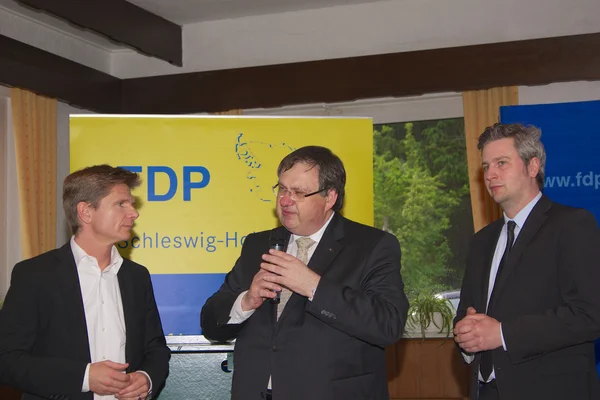 Dr. Heiner Garg, Ekkehard Klug, Sebastian Blumenthal, Member of the Bundestag — Stock Photo, Image