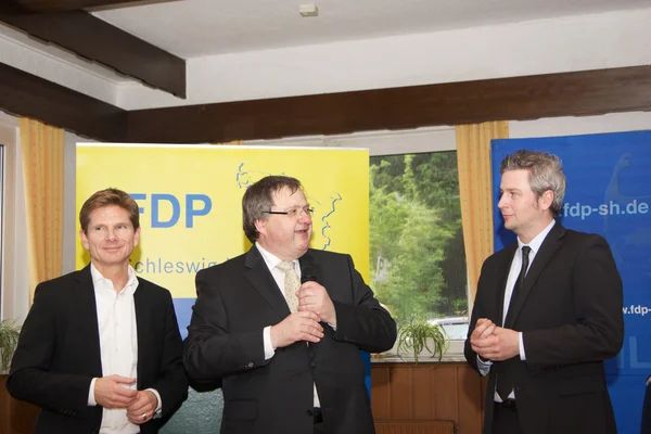 Dr. Heiner Garg, Ekkehard Klug, Sebastian Blumenthal, Member of the Bundestag — Stock Photo, Image