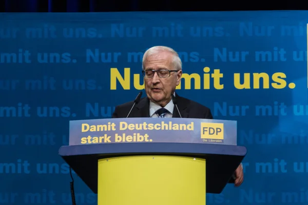 Rainer Bruederle, the leading candidate for the FDP — Stock Photo, Image