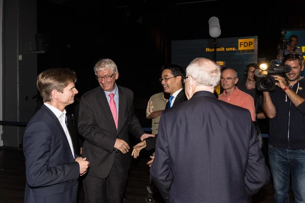 Heiner Garg, Reiner Bruederle dan Philipp Roesler — Stok Foto