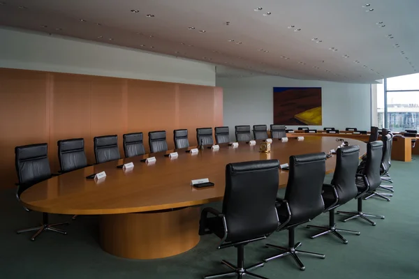 The Cabinet Room inside the Chancellery Building in Berlin-Mitte — Stock Photo, Image