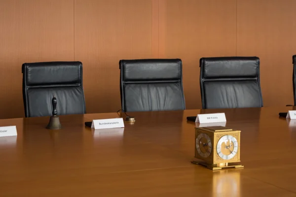 The Cabinet Room inside the Chancellery Building in Berlin-Mitte — Stock Photo, Image