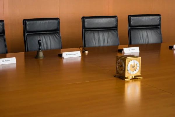 The Cabinet Room inside the Chancellery Building in Berlin-Mitte — Stock Photo, Image