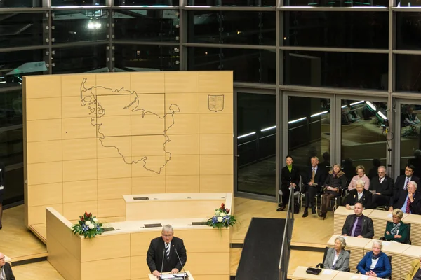 La celebración del Landtag Schleswig-Holstein — Foto de Stock