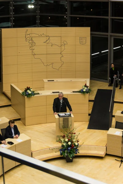 De viering van de Landdag van de Duitse deelstaat Sleeswijk-holstein — Stockfoto