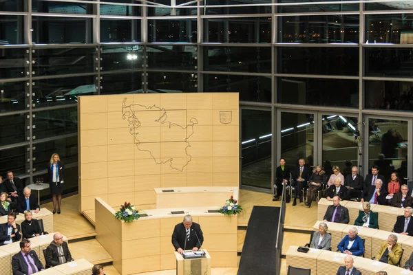 La celebración del Landtag Schleswig-Holstein — Foto de Stock