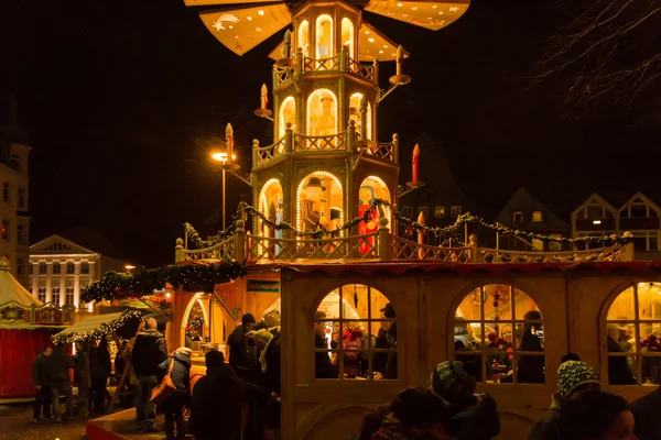 Flensburg Noel pazarı — Stok fotoğraf