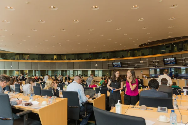 Inside the European Parliament — Stock Photo, Image