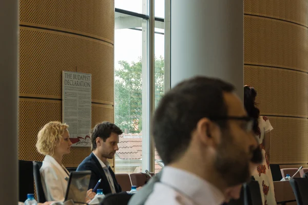 Inside the European Parliament — Stock Photo, Image