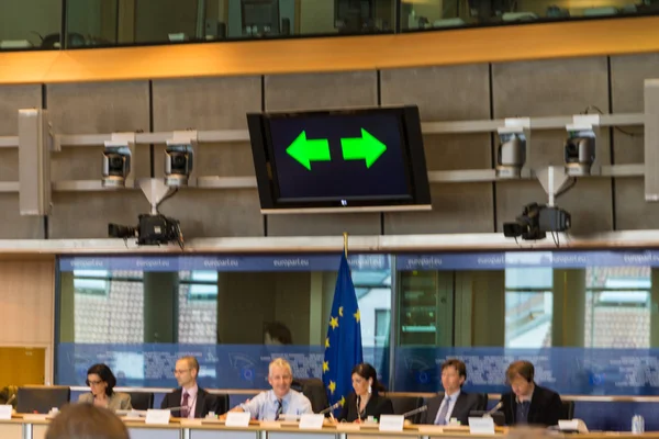 Dentro del Parlamento Europeo — Foto de Stock