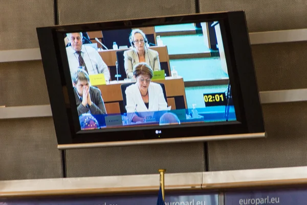 Dentro del Parlamento Europeo — Foto de Stock