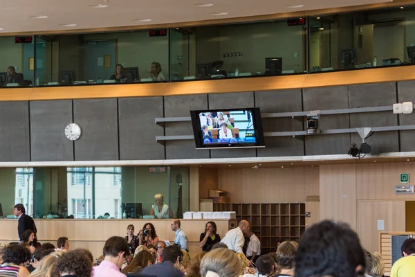 Dentro del Parlamento Europeo — Foto de Stock