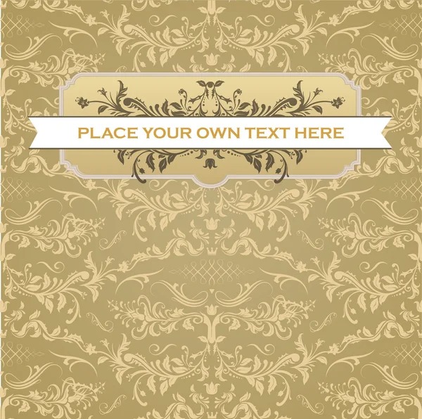 Vintage Template — Stock Vector