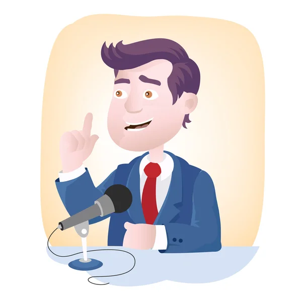 Politikacı/işadamı illüstrasyon