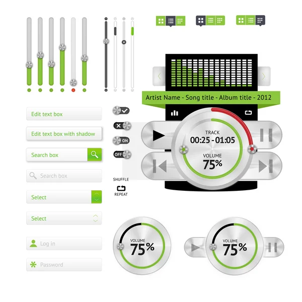 müzik web kullanıcı arabirimi